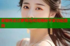 梁朝伟去过萝莉岛传闻揭秘平家功能查询