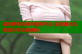 福州萝莉岛事件聚焦平台 实时曝光与舆情引导功能揭秘