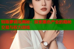 特斯萝莉岛揭秘：探索黑色产业的隐秘交易与权力游戏