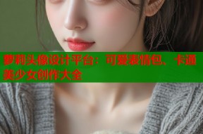 萝莉头像设计平台：可爱表情包、卡通美少女创作大全