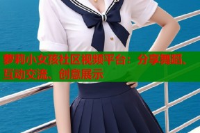 萝莉小女孩社区视频平台：分享舞蹈、互动交流、创意展示